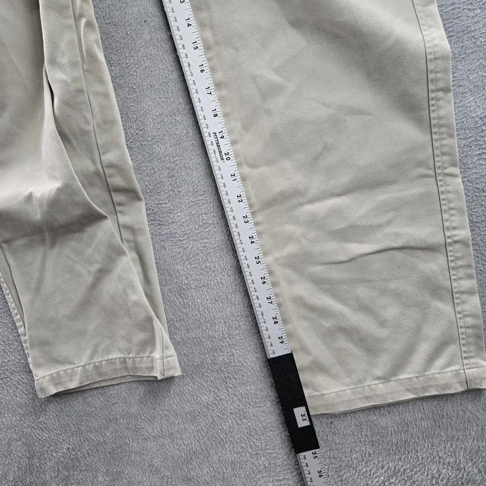Banana‎ Republic Men Pants 33X34 Beige Chino Twill Button 33